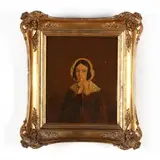 Portrait of a Woman by Johannes Willem Boshamer, Oil on panel, sold May 2019