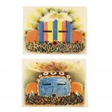 Speckled Corn Kachina and Uncle of the Corn Dancers by Dan Namingha, Lithographs in color, sold May 2019