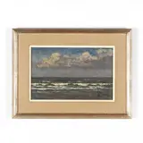 Seascape by Paul Arntzenius, Oil on canvas, sold May 2019