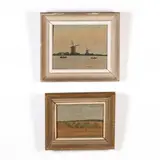 Two Paintings by Paul Arntzenius, The first an oil on canvas on board, sold May 2019