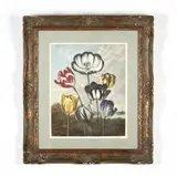 Tulips by Arthur Hogg, Mezzotint, sold May 2019