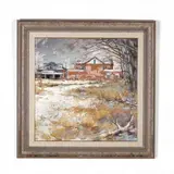 Winter of Tome by Don Sahli, Oil on masonite, sold May 2019