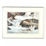 Rocky Stream by Irving Shapiro, Watercolor on paper, sold May 2019
