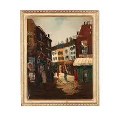 Paris by Max Moreau, Oil on canvas, sold May 2019