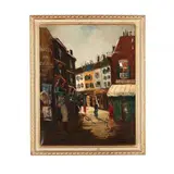Paris by Max Moreau, Oil on canvas, sold May 2019