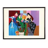 Sweet Notions by Itzchak Tarkay, Serigraph in colors, sold May 2019