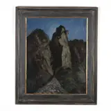 Filar Koziego Wierchu, Tatry by Przemysław Pabudziński, Oil on canvas, sold May 2019