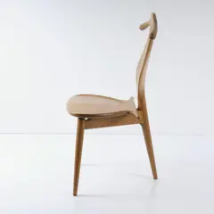 Stuhl 'Valet chair' - 'JH540' by Hans J. Wegner, 1953, Eichenholz, Messing (Johannes Hansen, Kopenhagen), sold Jun 2022