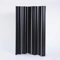 Paravent 'Folding Screen' by Charles Eames, 1946, Schichtholz, schwarz gefasst,cremefarbener Textilstoff (Vitra Design, Weil am Rhein, 2000er Jahre), sold Jun 2022