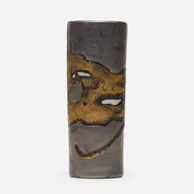 Vase by Toini Muona, c. 1945, glazed earthenware, sold Jan 2022