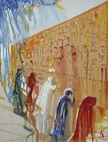 Les mur des Lamentations by Salvador Dalí, 1975, Terra-Gravure originale, tehnique mixte sur toile, sold Mar 2022