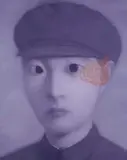 The Fixed Gazed by Zhang Xiaogang, 2009, Lithographie, sold Mar 2022