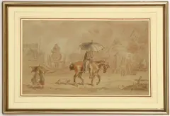 Untitled by Hablot Knight Browne, Pencil and watercolour, offered Aug 2018