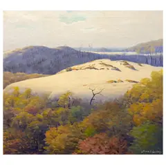 From a Dune Top (Indiana Dunes) by Frank V. Dudley, oil on canvas, sold Feb 2026