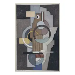 Untitled (Composition) by Paul Kelpe, 1928, watercolor, sold Mar 2026