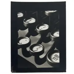 Typewriter Keys by Ralph Steiner, 1929, printed later, gelatin silver print, sold Mar 2026
