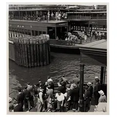 Staten Island Ferry by Andreas Feininger, 1940, silver gelatin print, sold Mar 2026