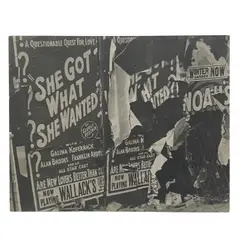 Billboard-USA by Ralph Steiner, c. 1920, gelatin silver print, sold Mar 2026