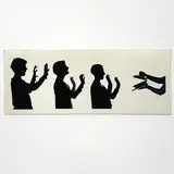 Untitled (Silhouettes) by Ralph Steiner, c. 1925, gelatin silver print, sold Mar 2026