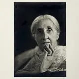 Portrait of Hilda Schuster by Lucia Moholy, 1935, gelatin silver print, sold Mar 2026