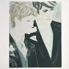 Prince Harry and Prince William by Elizabeth Peyton, 2000, lithograph in colors, sold Mar 2026