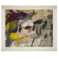 Paris Review by Willem de Kooning, 1979, Offset lithograph in colors on wove paper, sold Mar 2026