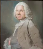 Portrait de Monsieur Jacques Fievet (né à Lille en 1697) by Louis Vigée, 1749, Pastel, sold Dec 2008
