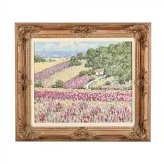 Les Champs Fleuri de Provence by Stuart Roper, Oil on canvas, sold Apr 2019