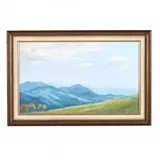 Blue Ridge Mountain Vista by Philip Moose, Oil on board, sold Apr 2019