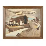 Some of the Snow by Karl Mattern, Oil on canvas, sold Apr 2019