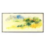 Abstract Landscape by David Rankin, Watercolor, sold Apr 2019