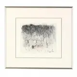 Untitled by David Pratt, Graphite and crayon on paper, sold Apr 2019