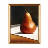 A Pear by Loren DiBenedetto, Oil on canvas, sold Apr 2019