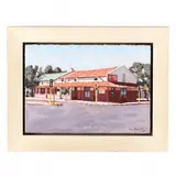 Corner Store, Wellington by John Kramer, Oil on board, sold Mar 2019