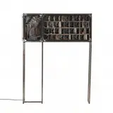 The Garden of Linné by Françoise Schein, Steel box with wood, sold Jan 2019