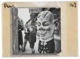 Figure en papier maché - Londres, 1934 by dite Dora Maar Henriette Theodora Markovitch, On y joint une épreuve argentique, tirée en 2022 d'après le négatif original, sold Jun 2022
