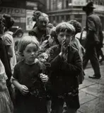 Enfants au bouquet, c. 1935 by dite Dora Maar Henriette Theodora Markovitch, On y joint une épreuve argentique, tirée en 2022 d'après le négatif original, sold Jun 2022
