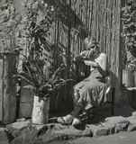 Fillette à la tranche de pain, c. 1935 by dite Dora Maar Henriette Theodora Markovitch, On y joint une épreuve argentique, tirée en 2022 d'après le négatif original, sold Jun 2022