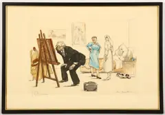 Untitled by Gaston Hoffman, Lithograph, offered Aug 2018