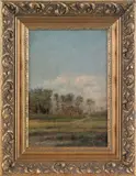 landscape by Newbold Hough Trotter, oil on board, sold Apr 2011