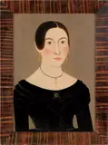 portrait of a young woman by William Matthew Prior, oil on board, sold Apr 2011