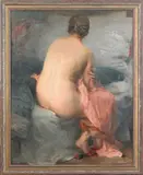 female nude by Jan Boleslaw Czedekowski, oil on canvas, sold Apr 2011