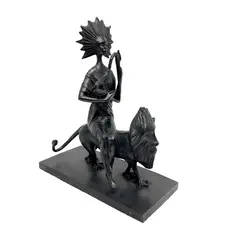 Untitled (Lion and Rider with Lyre) by Alejandro Velasco, 2026, Bronze, sold Jun 2026