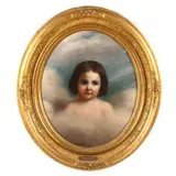 Portrait of Mary Eliza Hendley by Eastman Johnson, Oil on canvas, sold Dec 2018