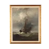Rough Seas by Franklin Dullin Briscoe, Oil on canvas, sold Dec 2018