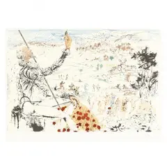L'Âge d'Or by Salvador Dalí, Lithograph in colors on Arches paper, sold Nov 2018