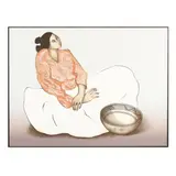 Mimbres by R. C. Gorman, Lithograph in colors, sold Nov 2018
