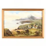 Clifden Bay, County Connemara by June Matthews, Oil on canvas, sold Nov 2018