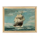 Clipper Rounding the Cape by T. Bailey, Oil on canvas, sold Nov 2018
