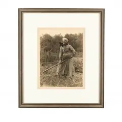 Woman in Field by Bayard Wootten, Gelatin silver print on original cardboard mounts, sold Nov 2018